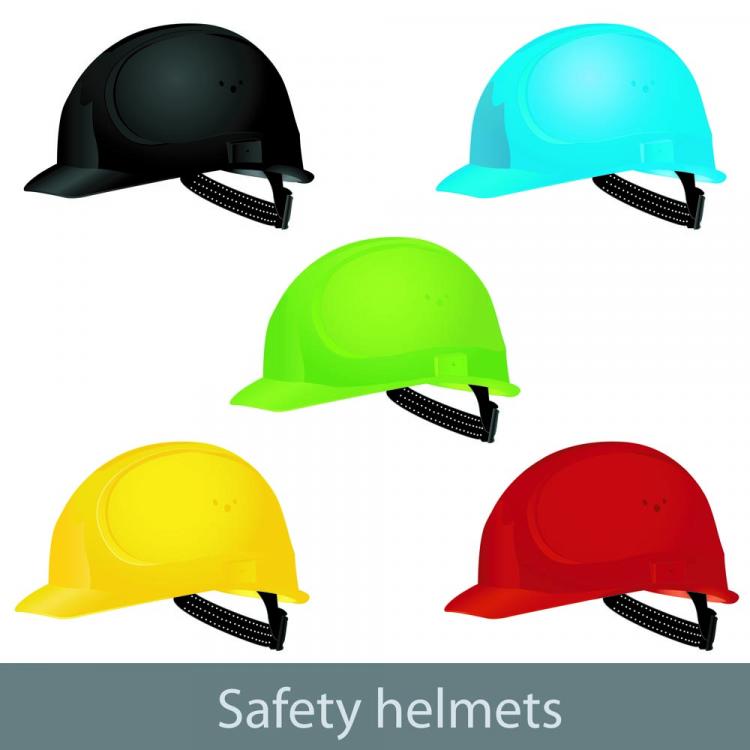 free vector Color helmet 01 vector